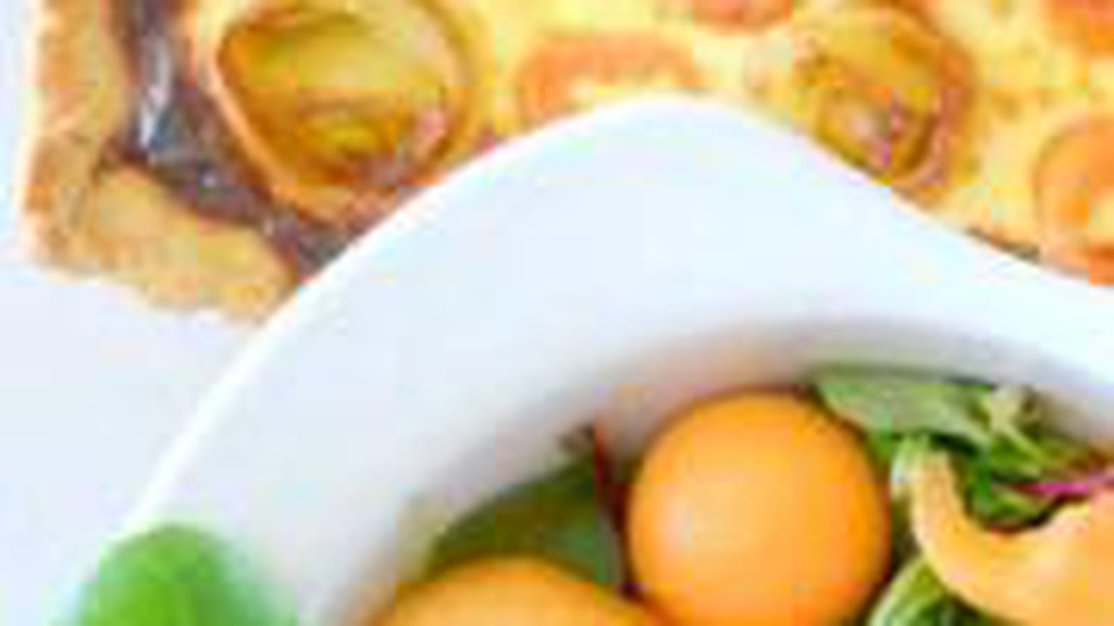 Tarte poireau et saumon sur chèvre frais