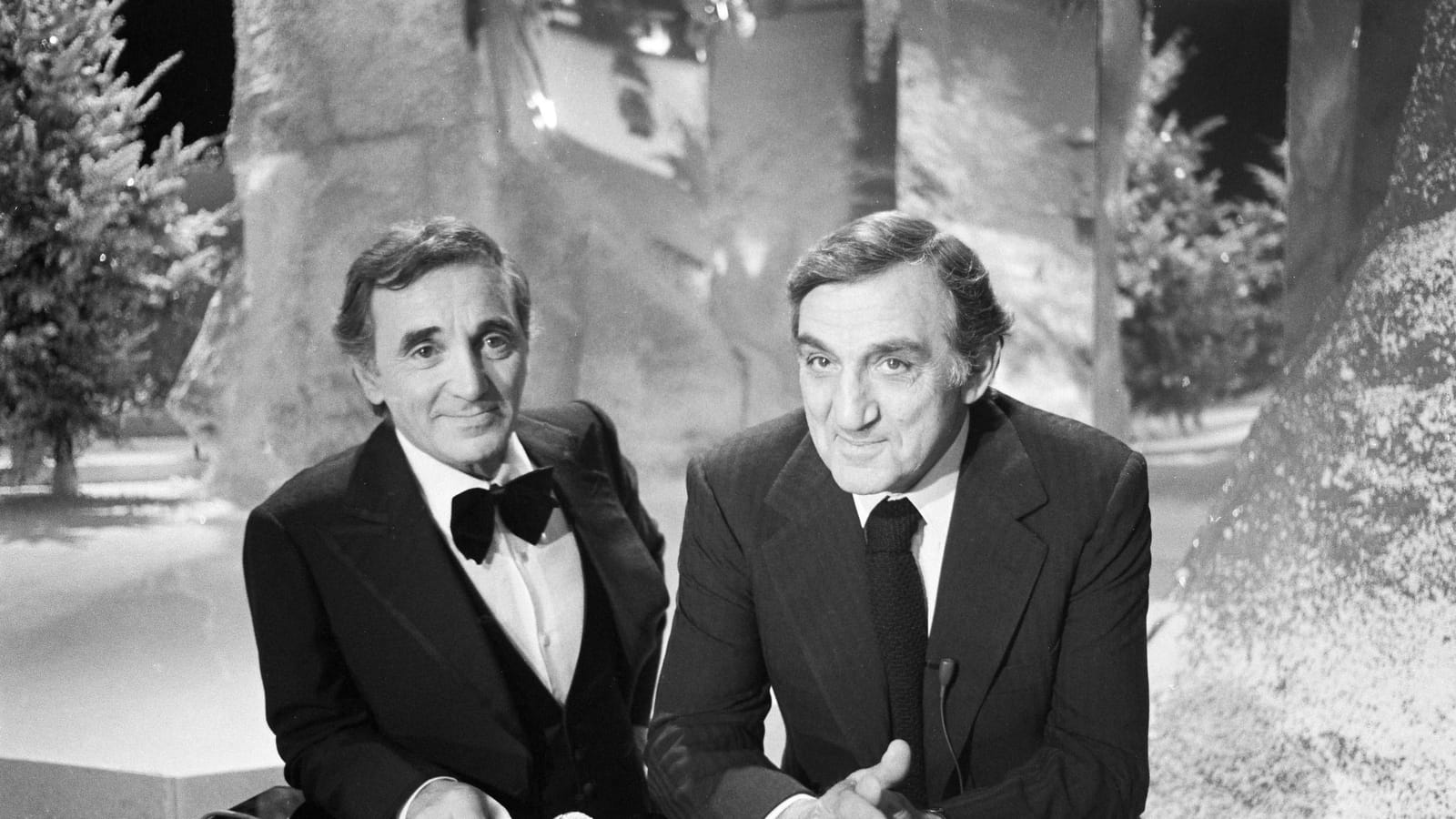 Avec Charles Aznavour