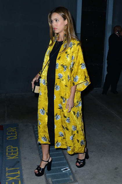 Robe noire et kimono