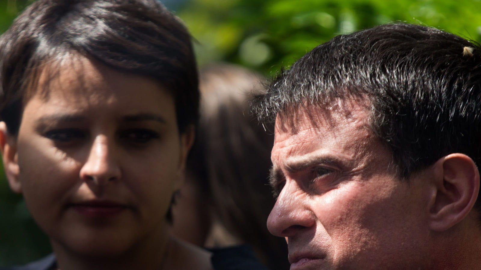 Najat Vallaud-Belkacem et Manuel Valls
