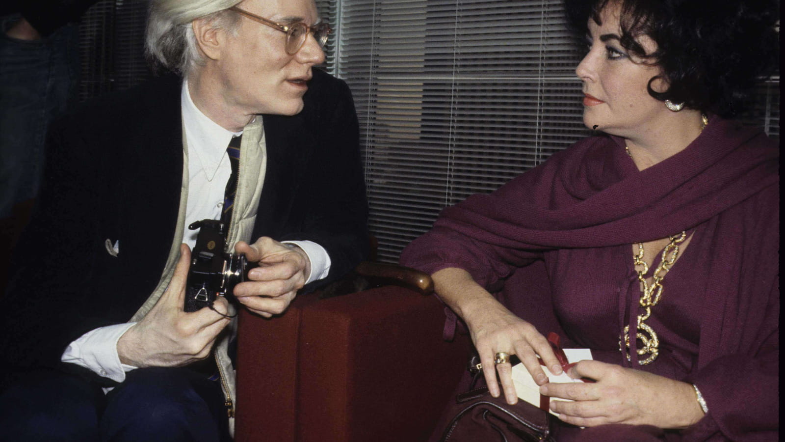 Avec Liz Taylor
