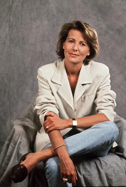 Claire Chazal en look boyish