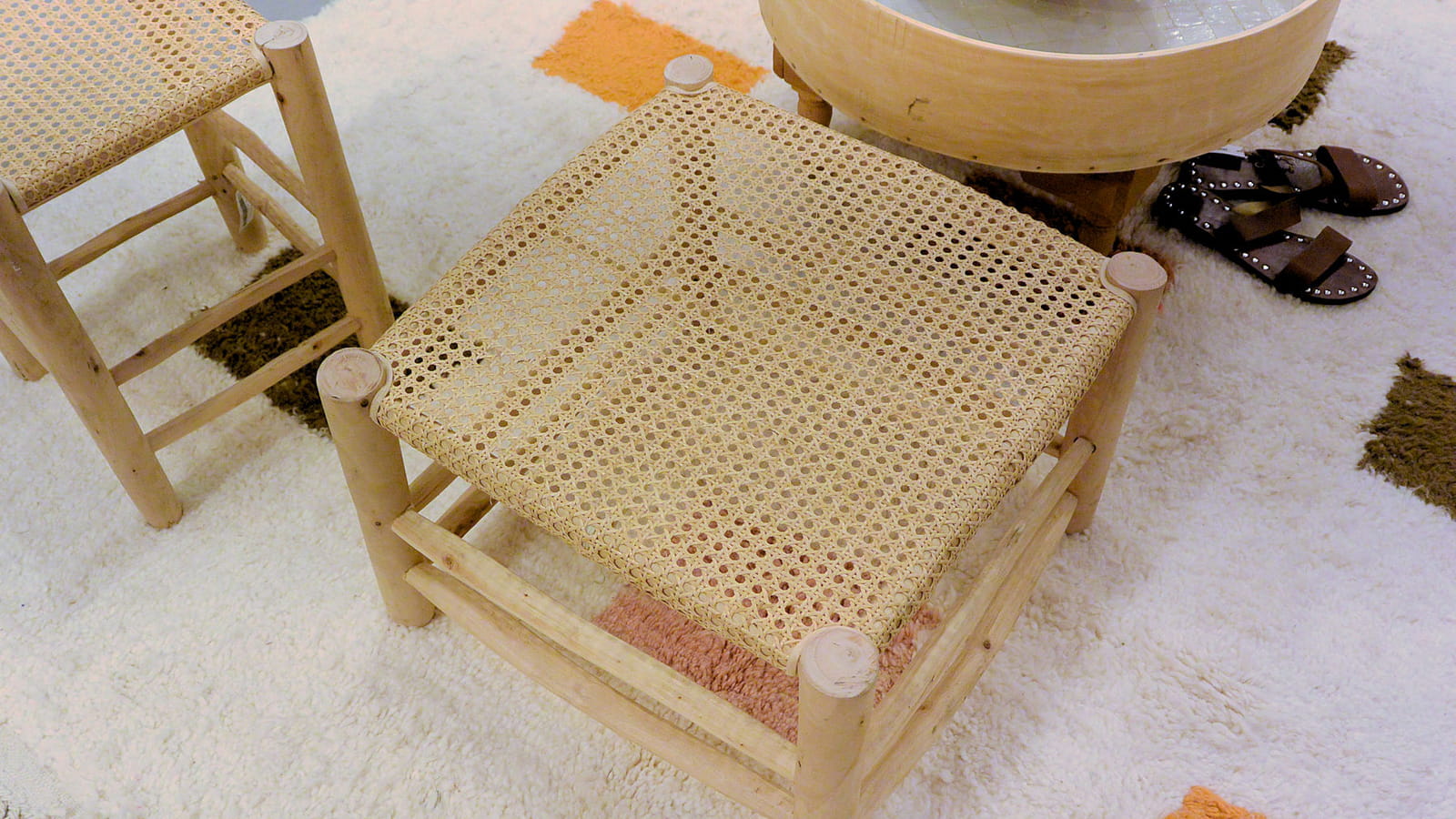 Table cannage Chabi Chic