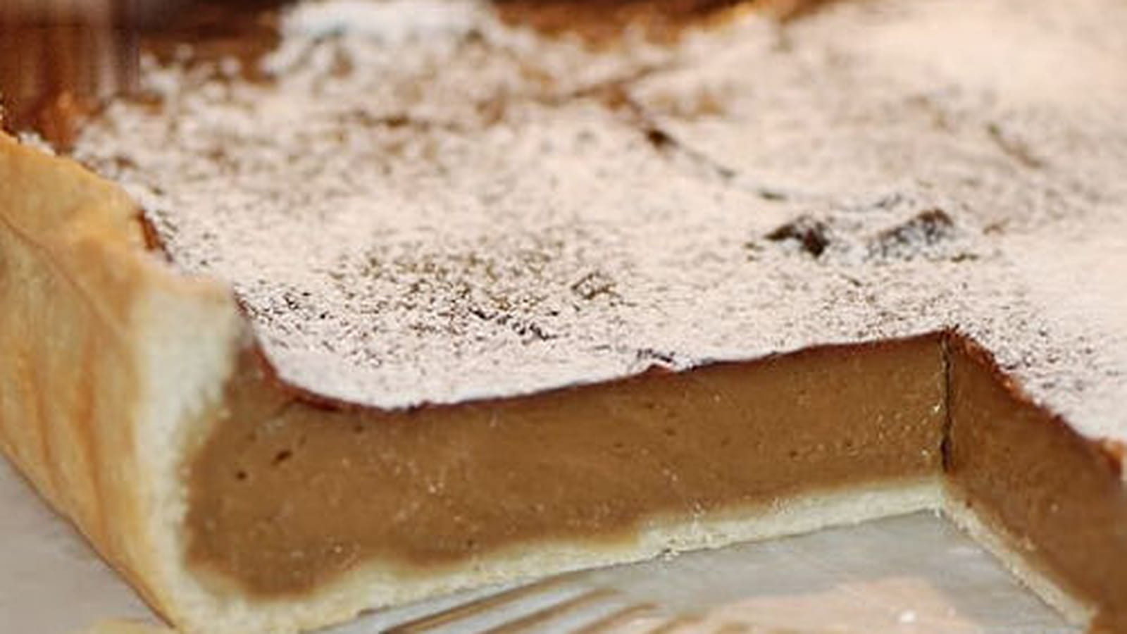 Flan pâtissier à la chicorée