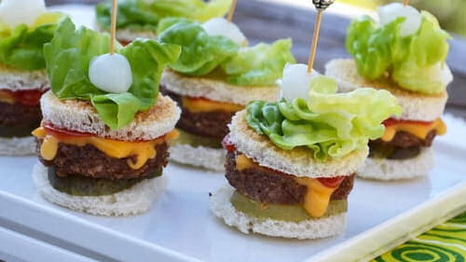 Mini burgers apéritifs