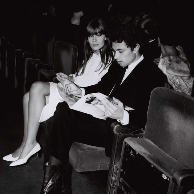 Françoise Hardy et son compagnon Jean-Marie Périer ...
