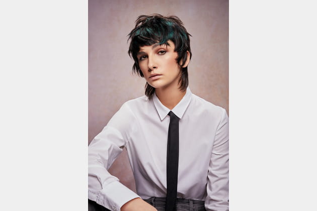 Coupe courte avec nuque longue