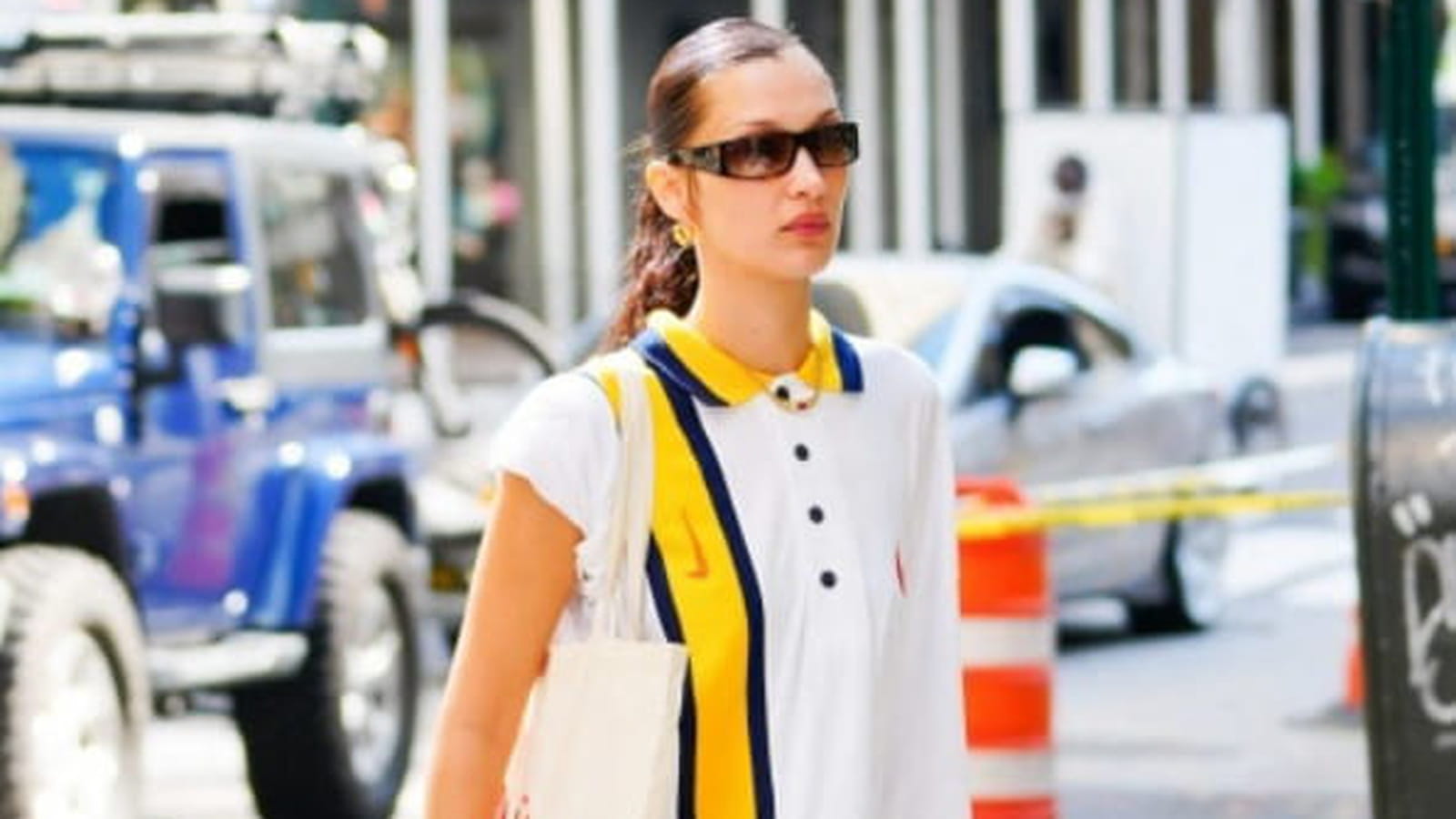 Bella Hadid le 9 octobre 2021