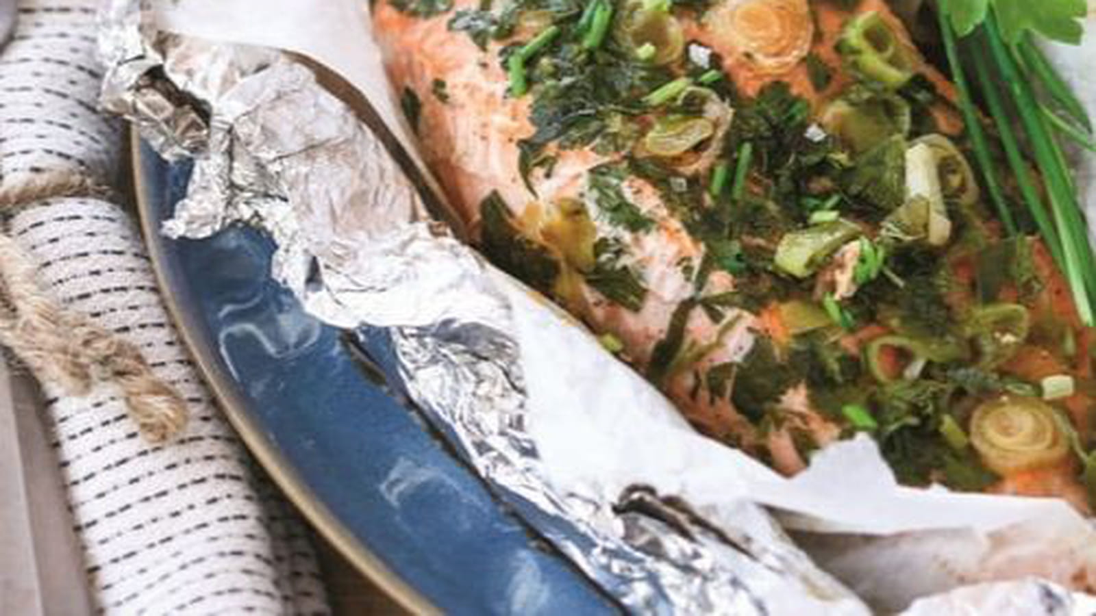 Papillotes de saumon au sirop d’érable