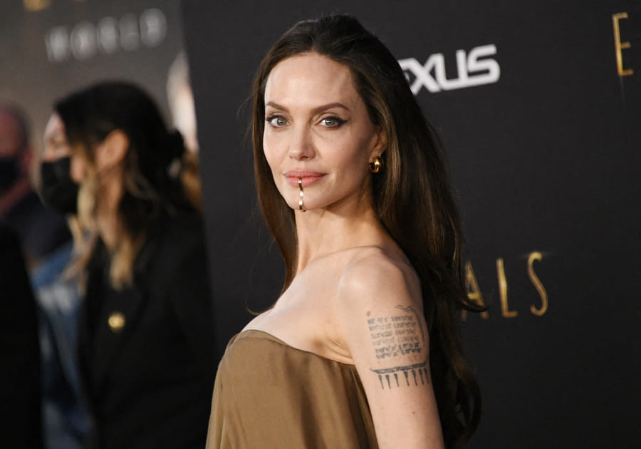 Le piercing &agrave; la l&egrave;vre d'Angelina Jolie