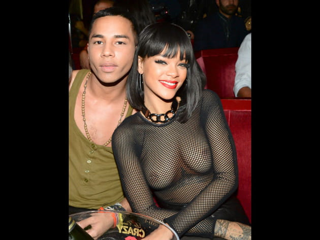 Rihanna à l'after-show Balmain