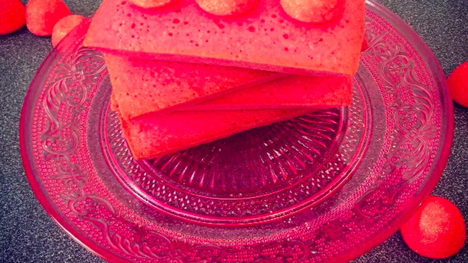Financiers aux fraises tagada