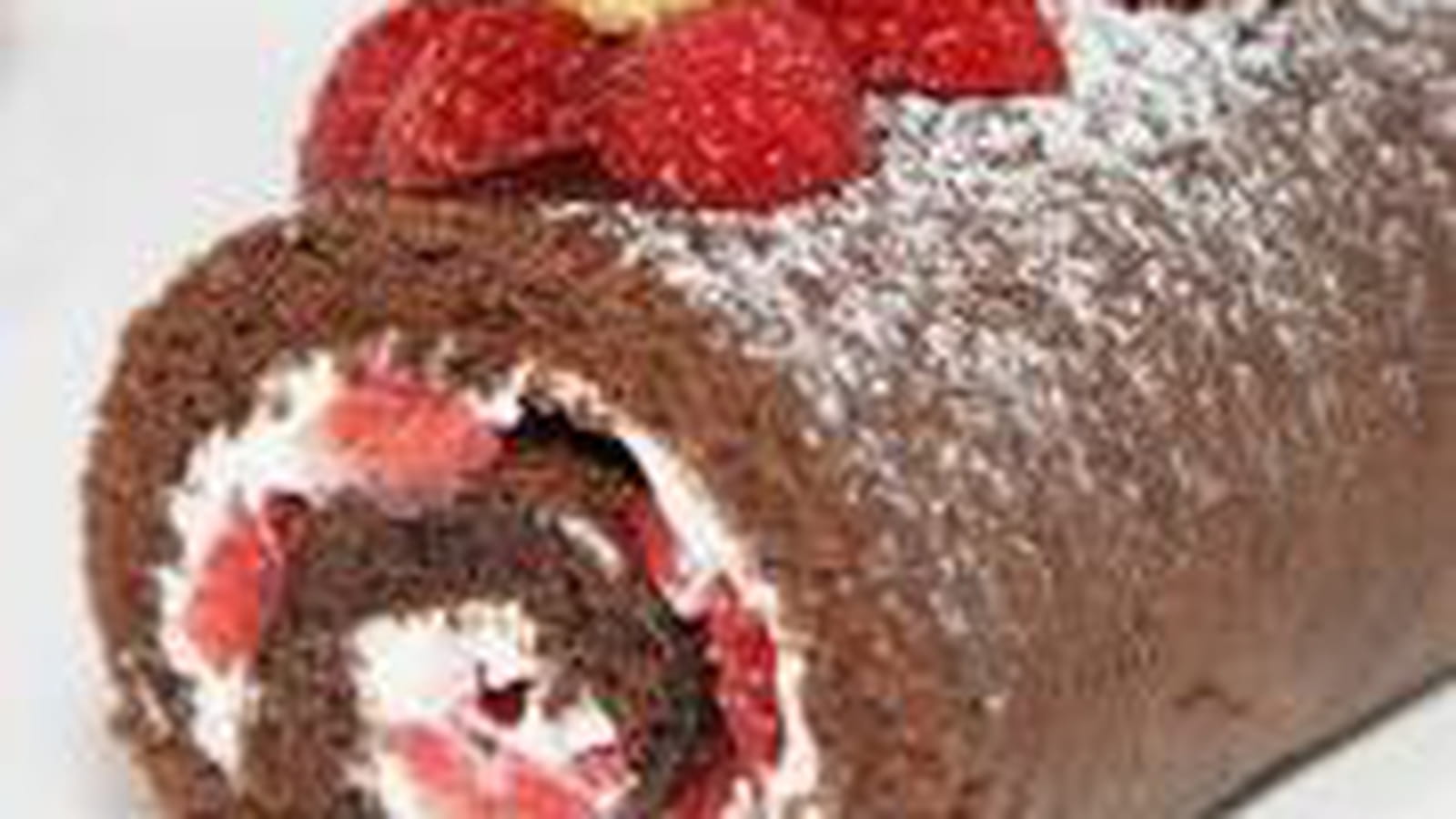 Roulé à la fraise