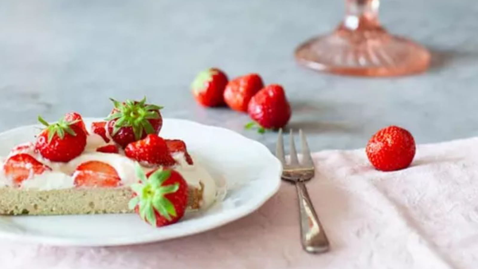 Gâteau fraises & chantilly sans gluten