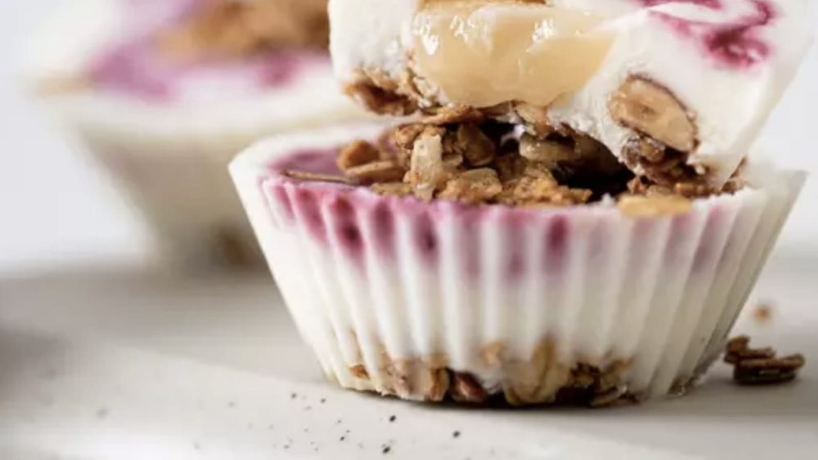 Mini yaourts glacés au miel