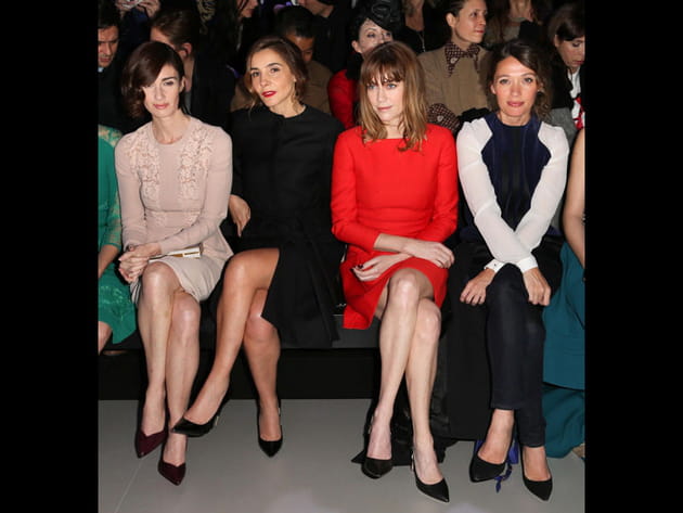 Fashion week : Clotilde Courau, Marie-Josée Croze et Anne Marivin au défilé Elie Saab