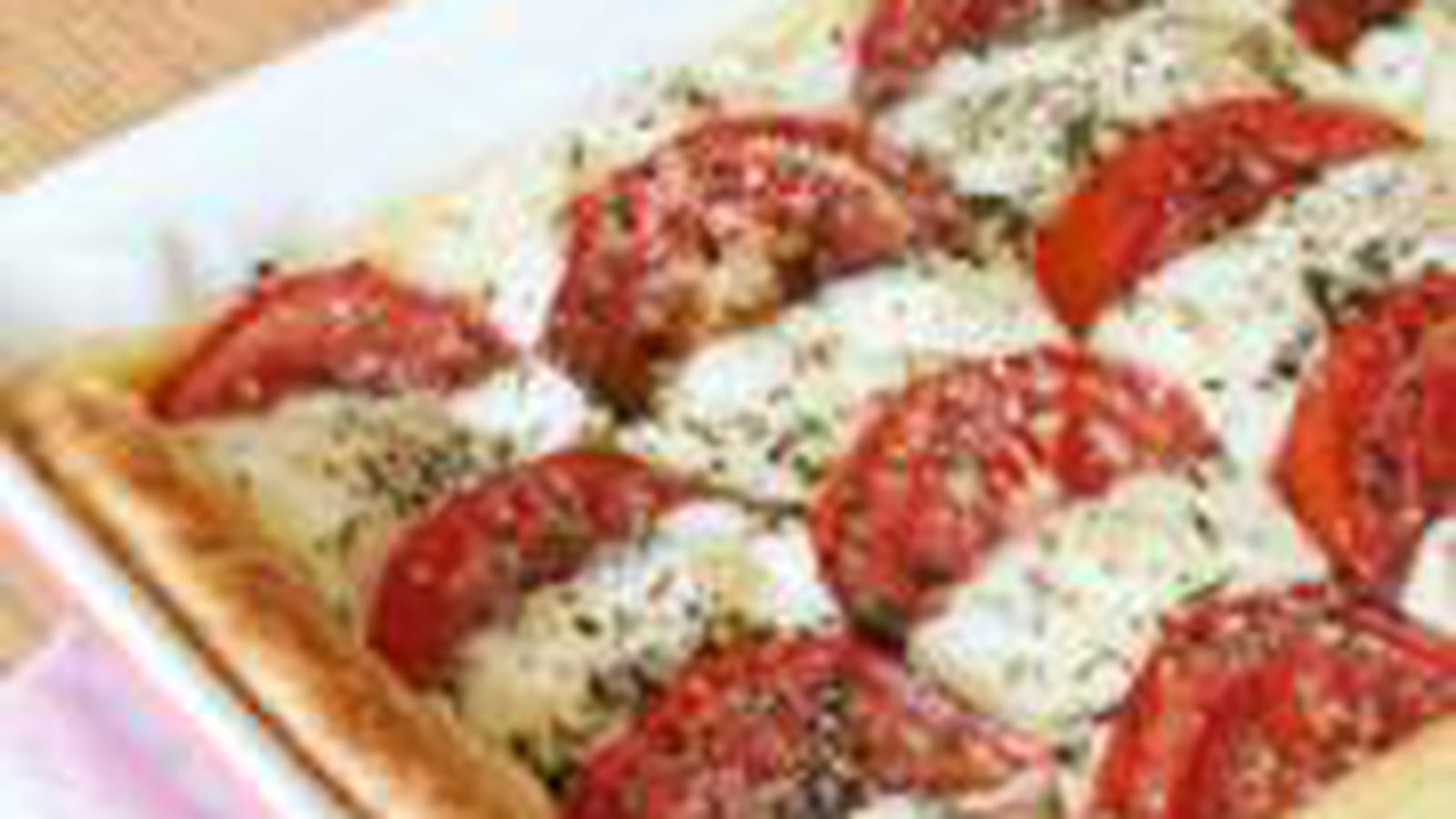 Tarte tomate mozzarella