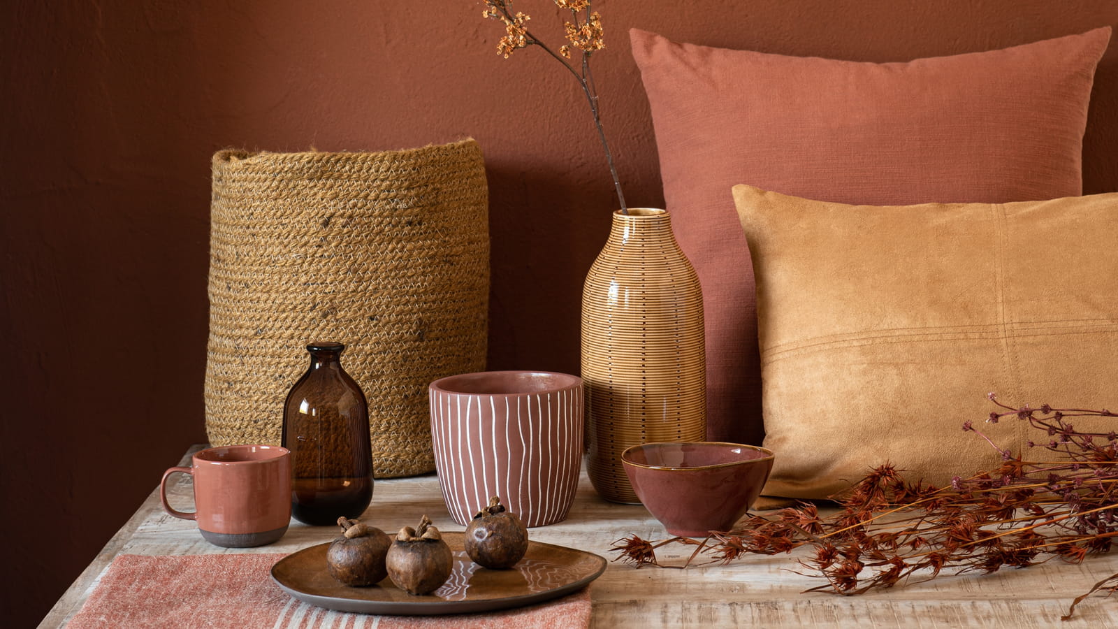 De l'ocre au terracotta 