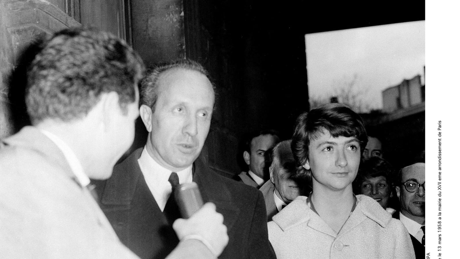 Françoise Sagan épouse l'éditeur Guy Schoeller - Mars 1958 