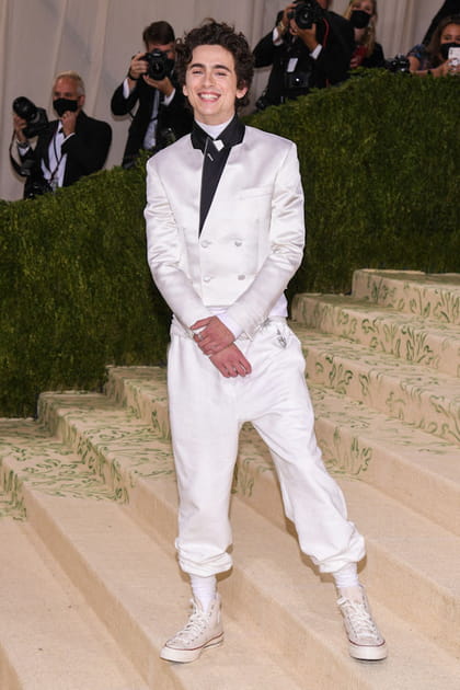 Timoth&eacute;e Chalamet en Rick Owens et Haider Ackermann