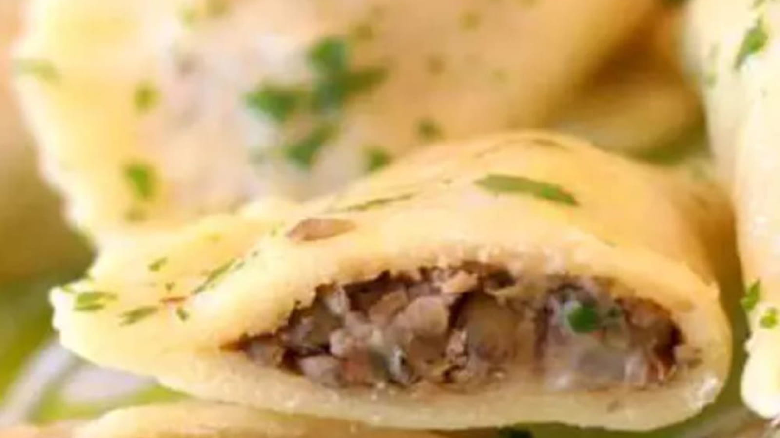 Raviolis aux lentilles vertes du Puy