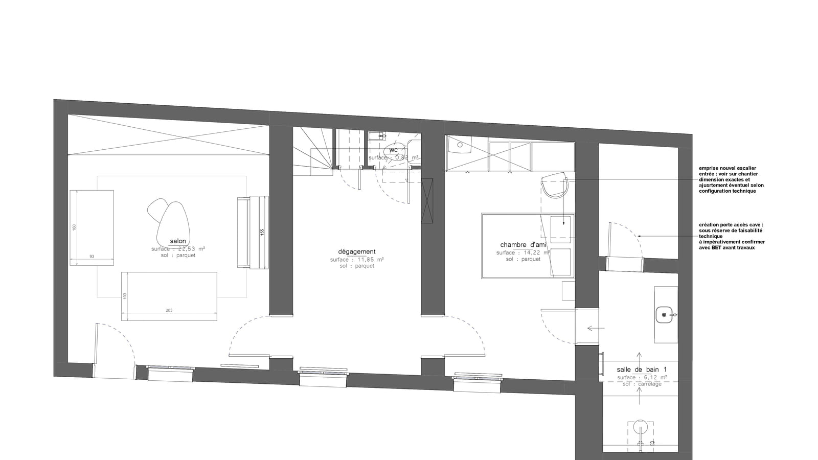 Plan projet sous sol