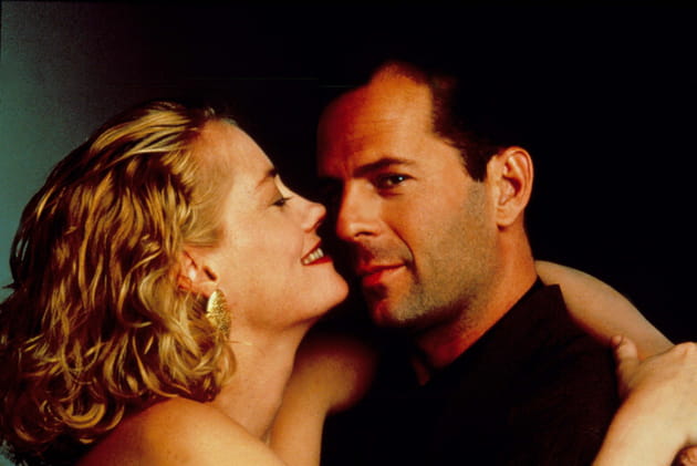 Avec Cybill Shepherd dans "Moonlight"