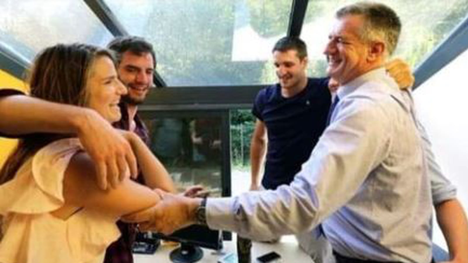 Jean Lassalle et ses enfants