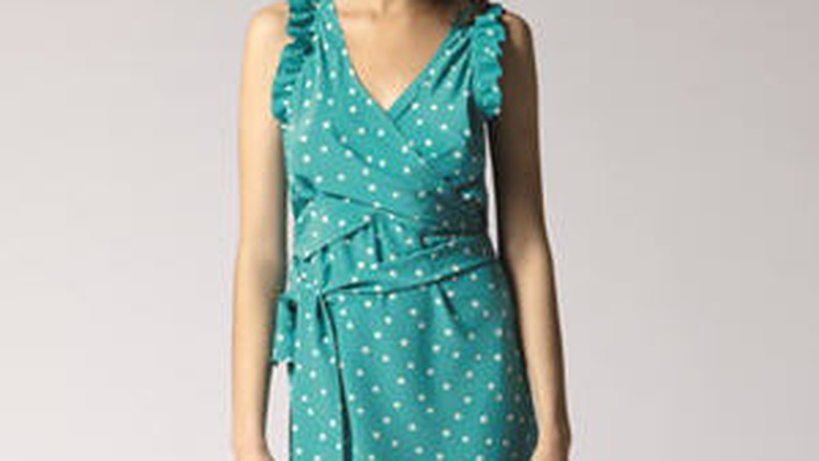Robe verte de Gérard Darel