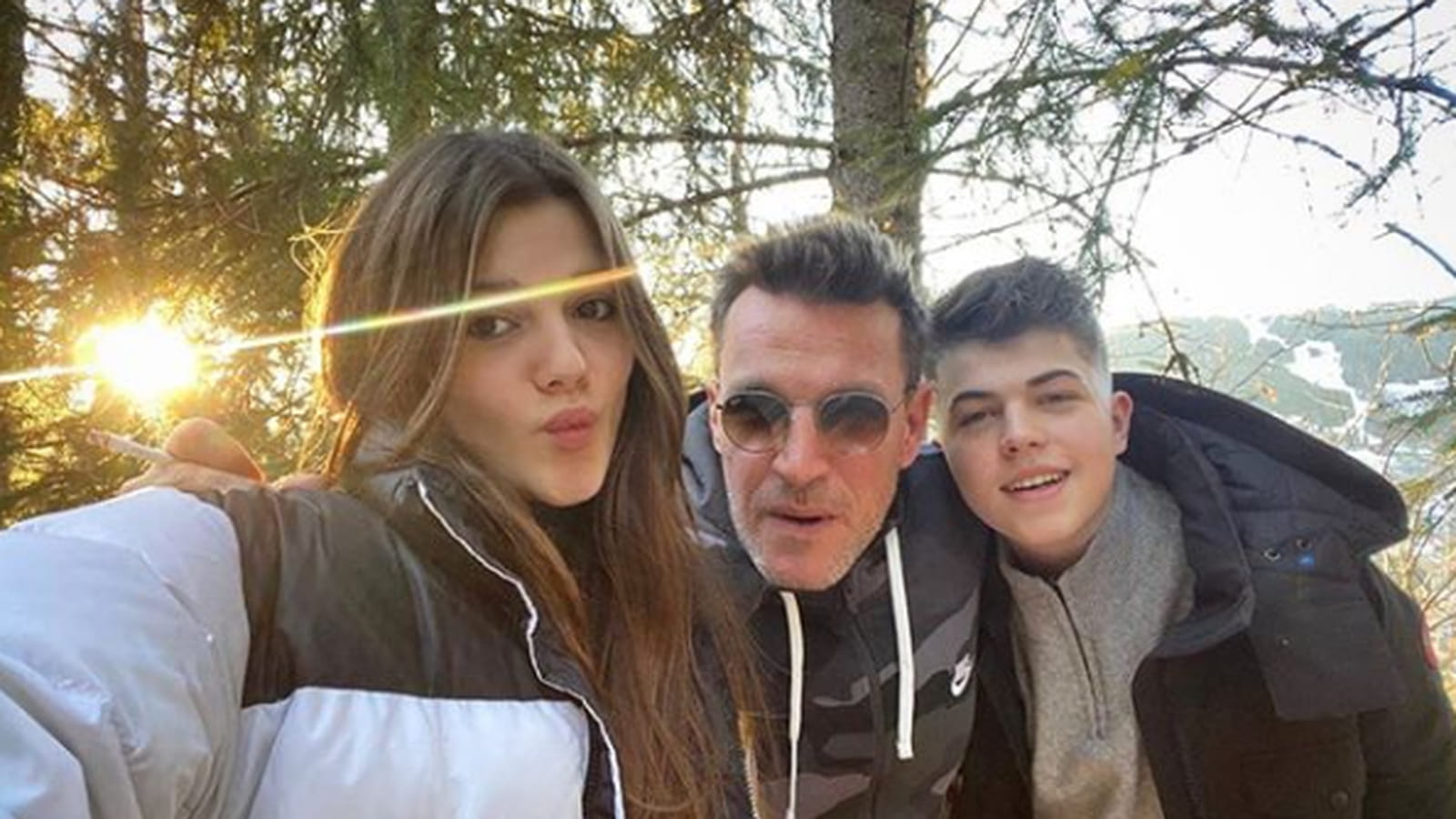 Louise, Benjamin Castaldi et Enzo Castaldi