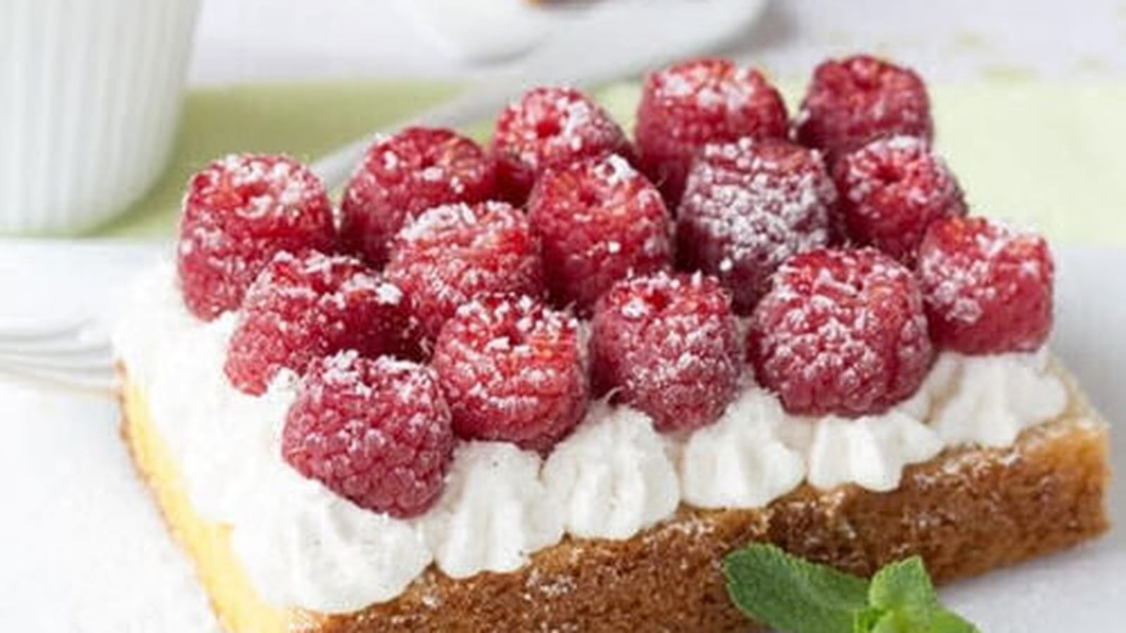 Tarte express sans cuisson quatre-quarts, framboise