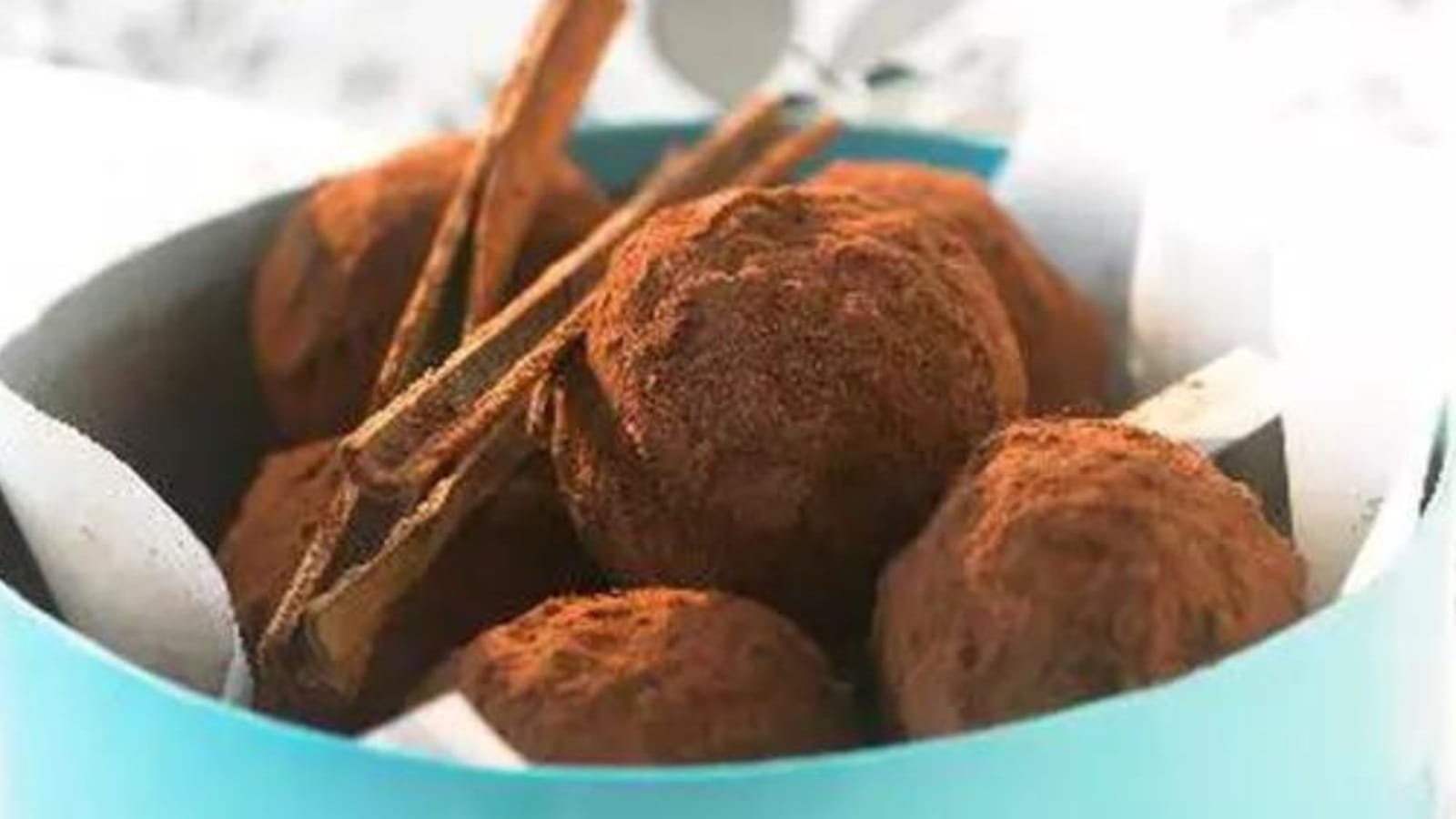 Truffes aux épices de Noël