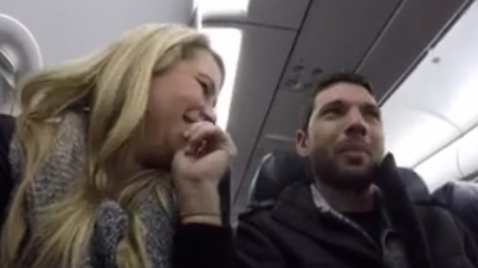 Dans un avion