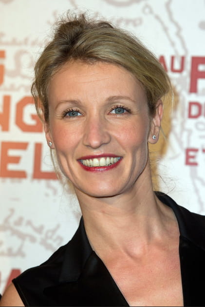 Le blush orang&eacute; d'Alexandra Lamy