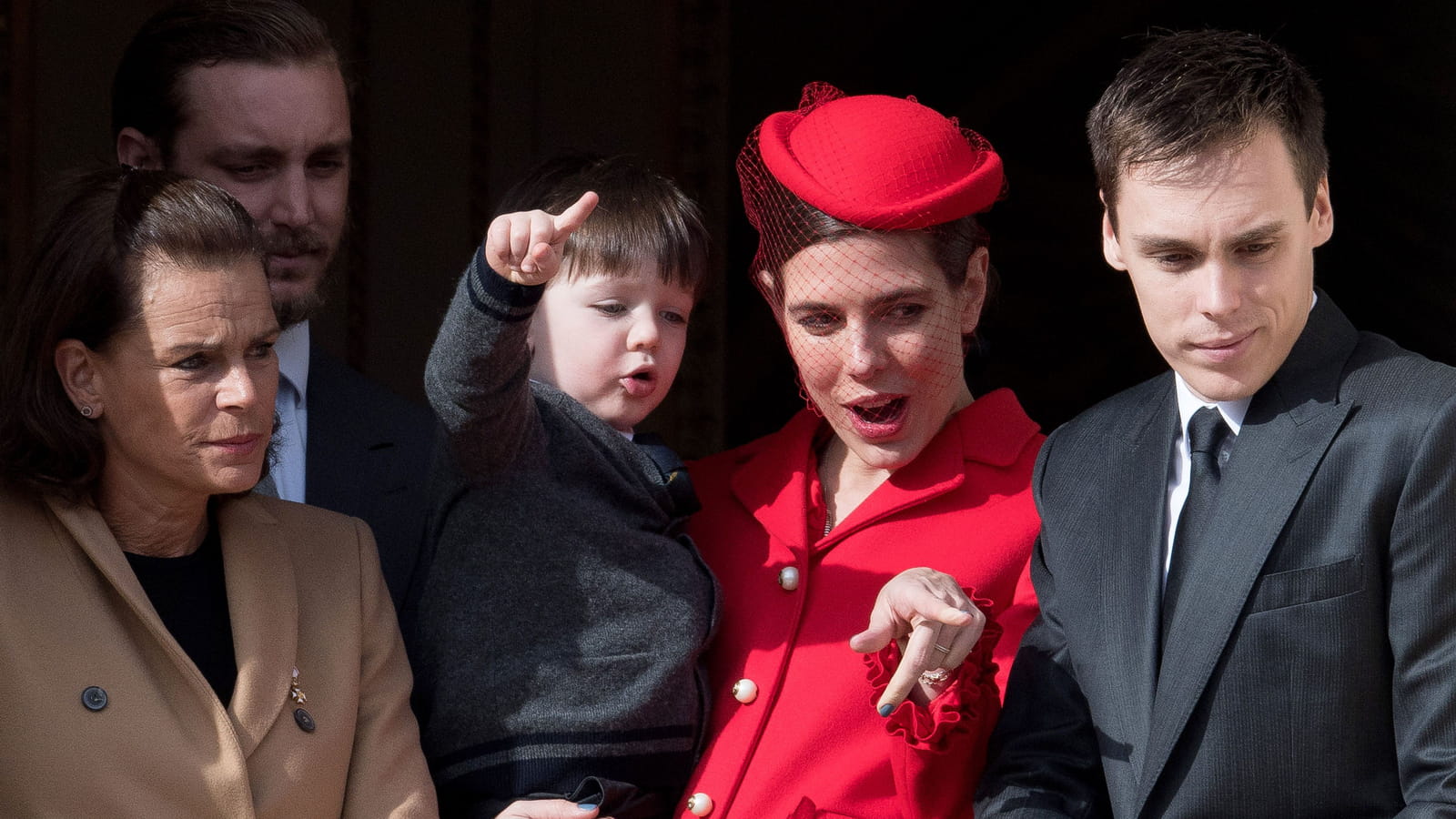 Stéphanie de Monaco, Raphaël, Charlotte Casiraghi et Louis Ducruet