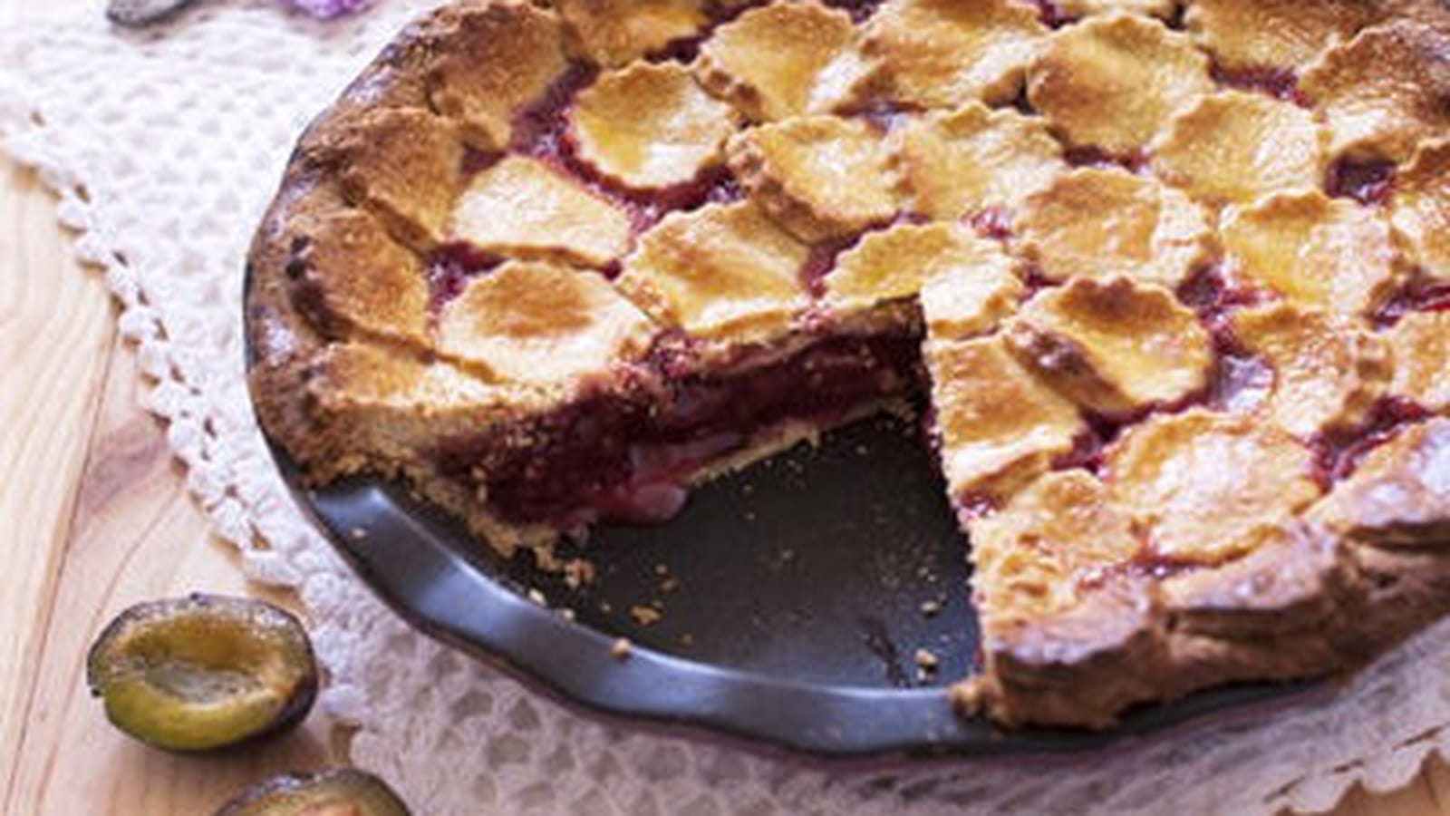 Tourte aux quetsches