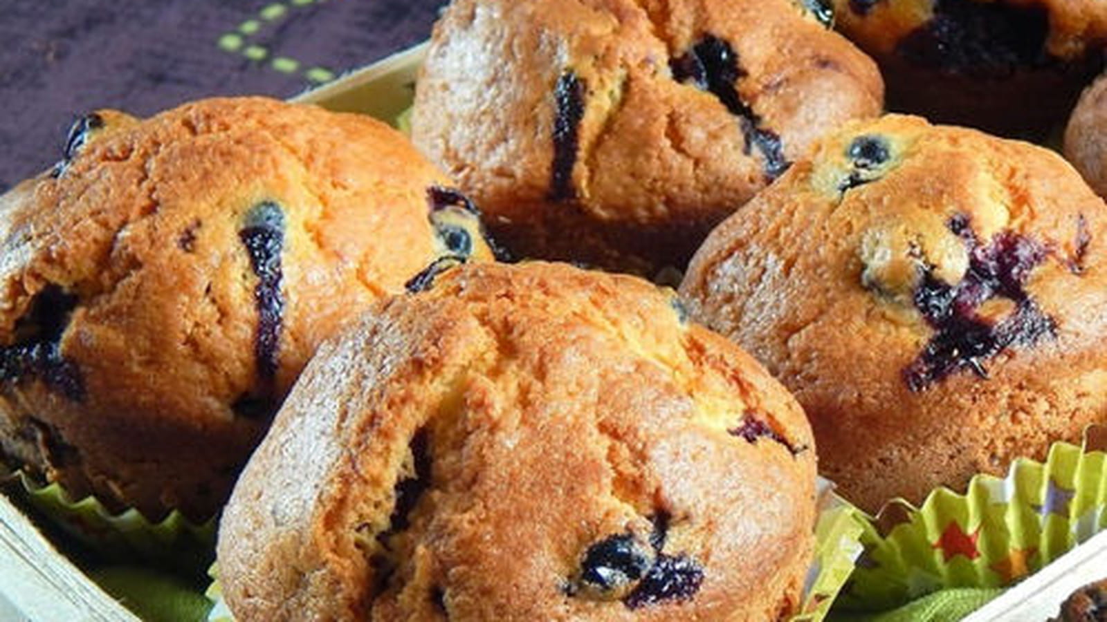 Muffins aux cassis