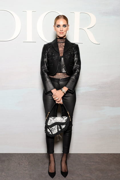 Chiara Ferragni au défilé Dior