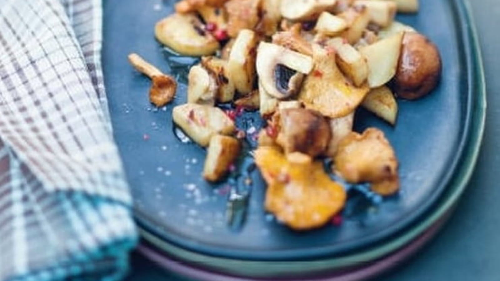Topinambours poêlés aux champignons