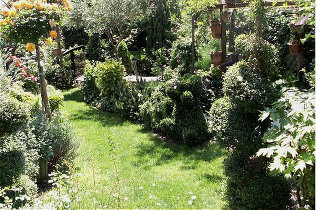 Des topiaires qui font le bonheur de la maitresse des lieux