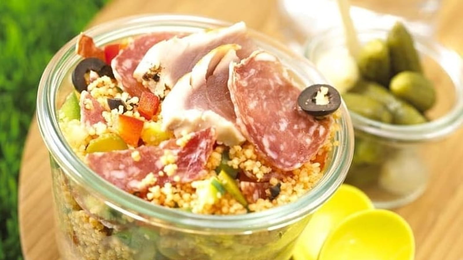 Taboulé au saucisson