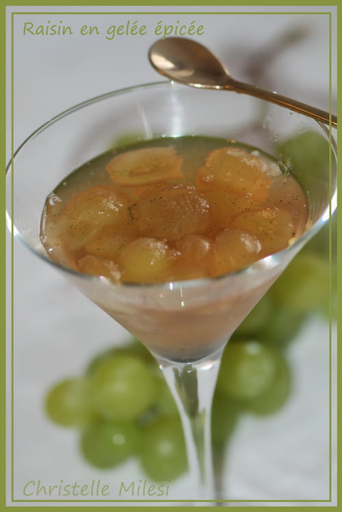 Raisin en gelée épicée