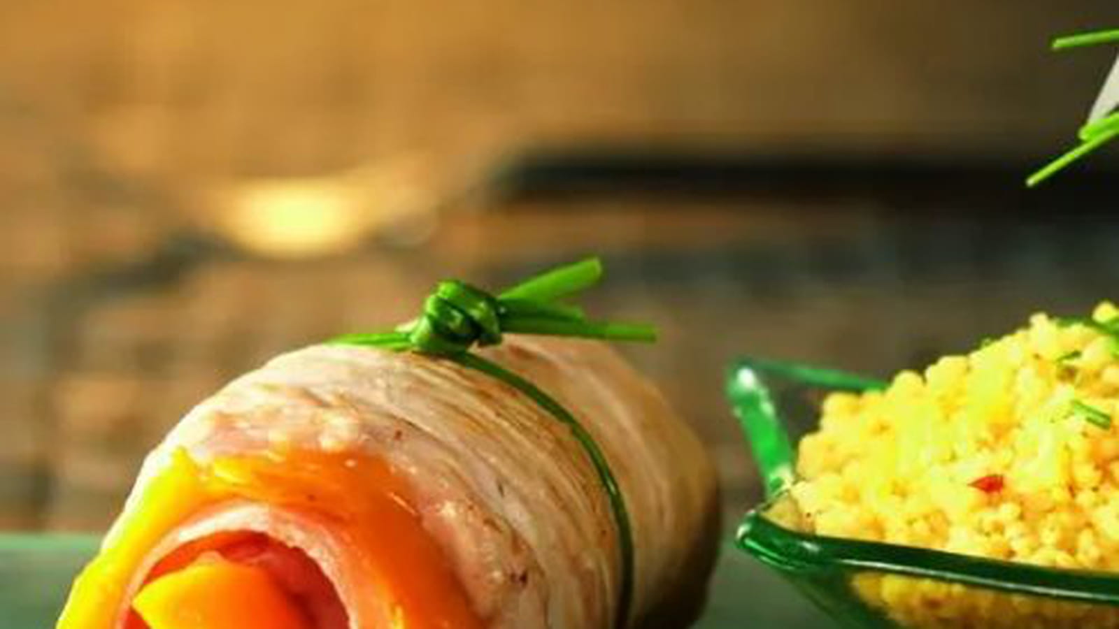 Roulé de porc et Couscous Parfumé aux Épices du Monde Tipiak