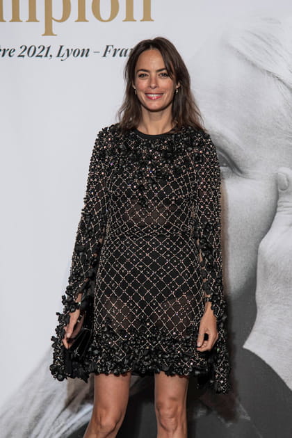 Bérénice Bejo en robe courte transparente