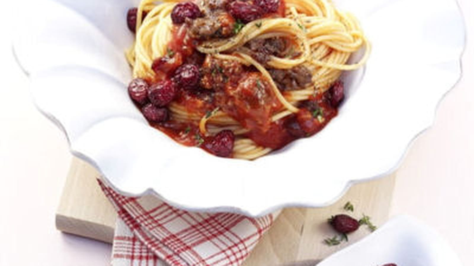 Spaghetti à la bolognaise de US cranberry