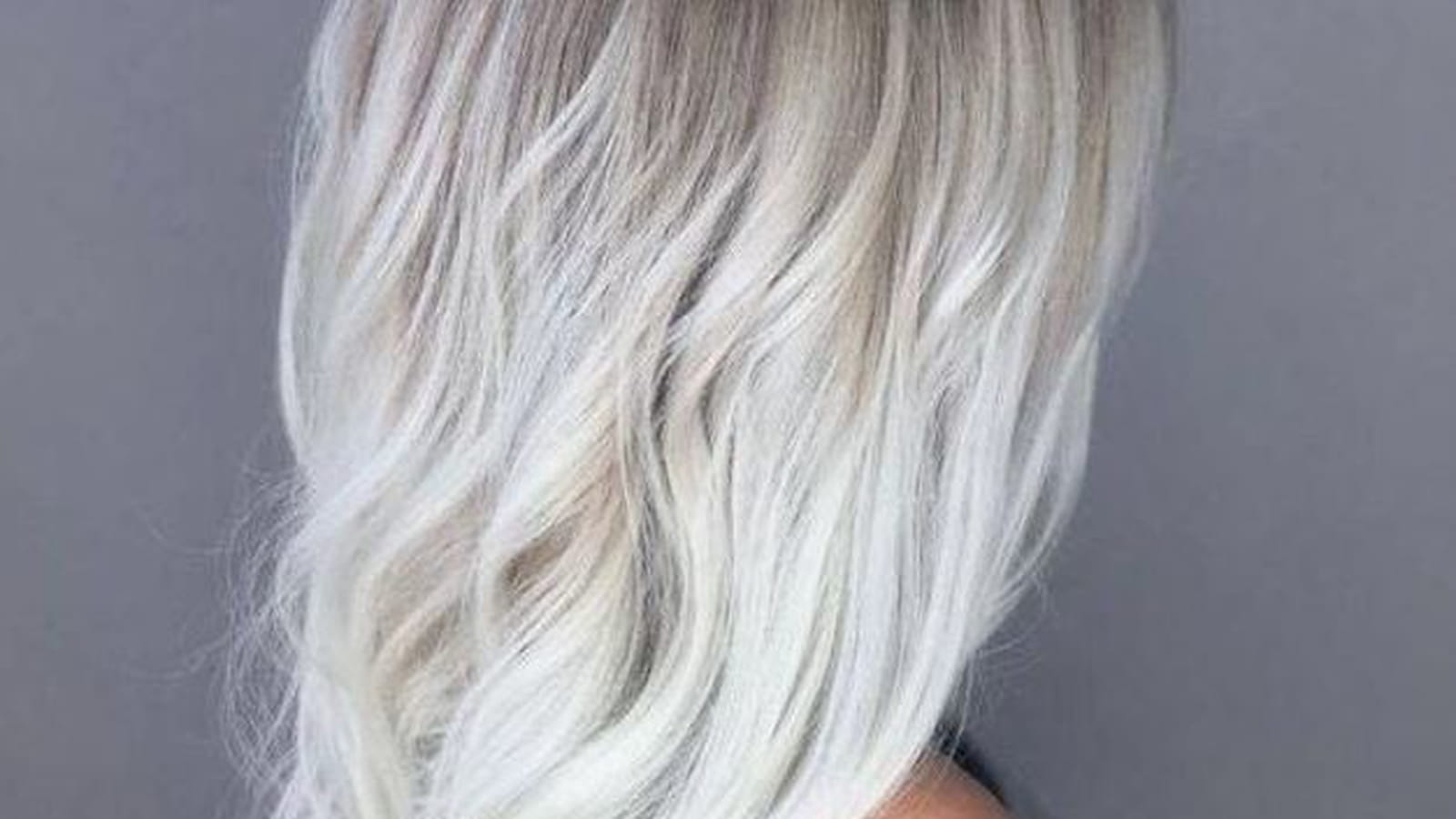 Ombre hair blond polaire