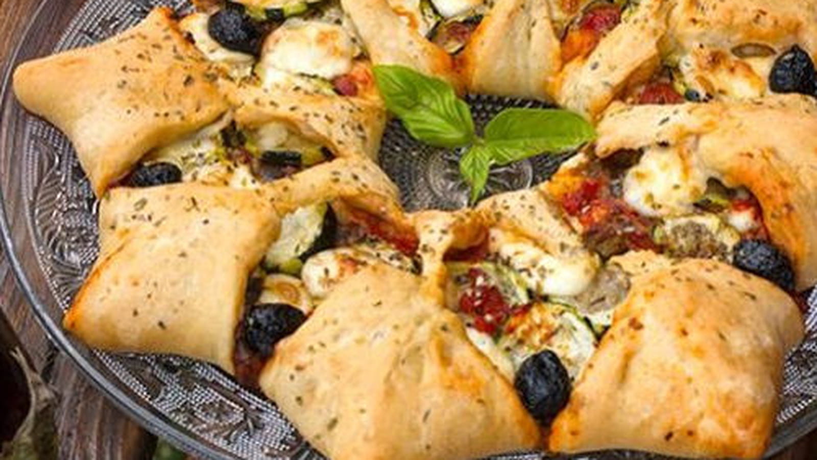 Pizza soleil aux saveurs provençales