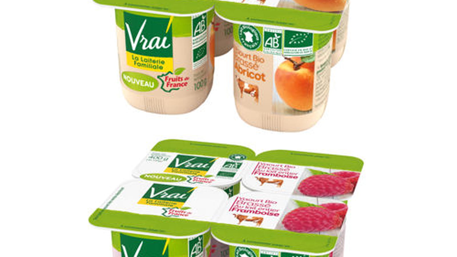 Yaourt Brassé Bio aux fruits de Vrai