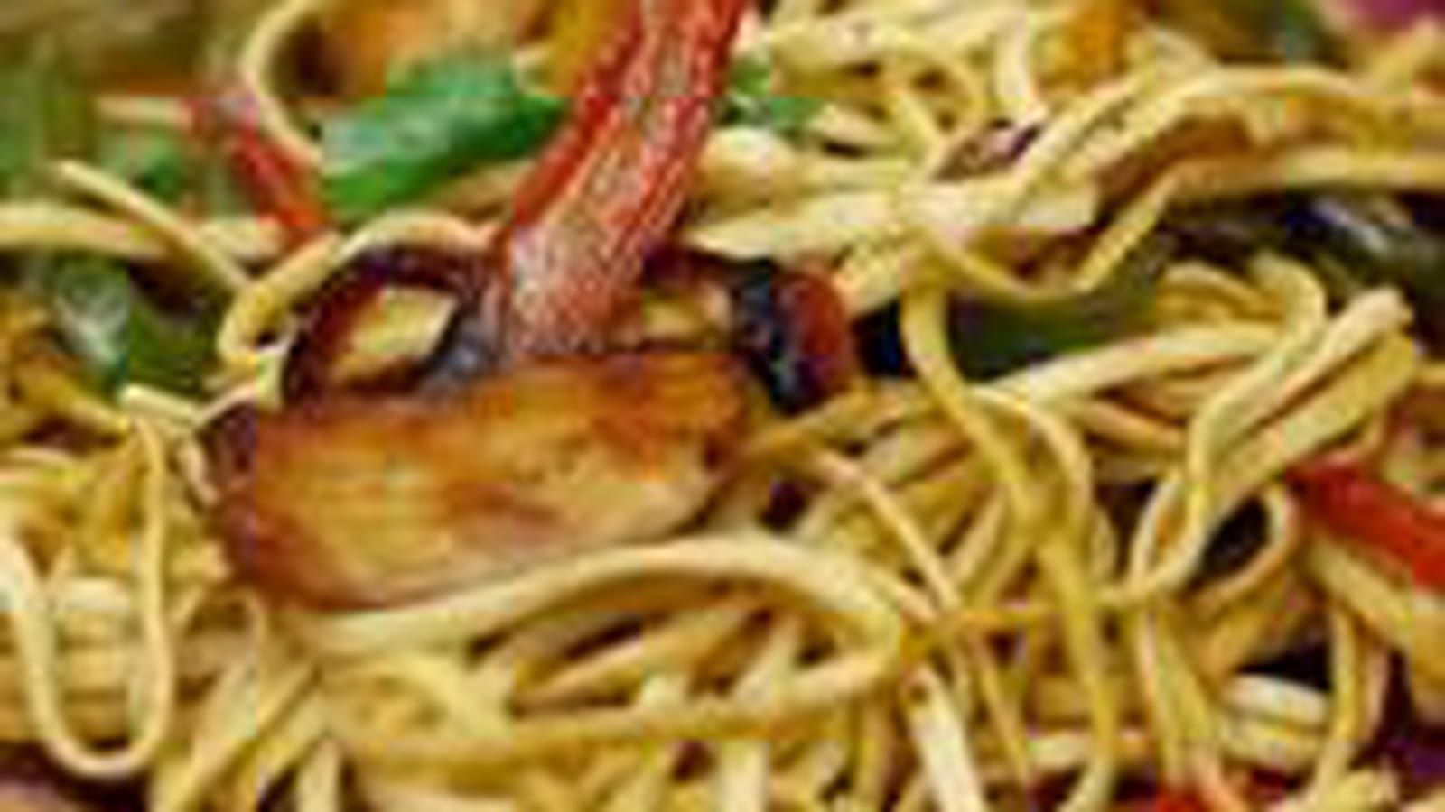 Nouilles poulet-poivrons