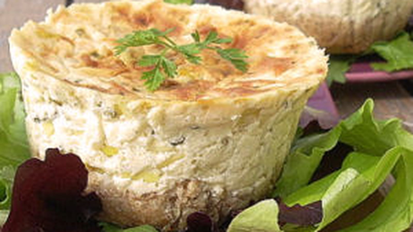 Cheesecake aux poireaux